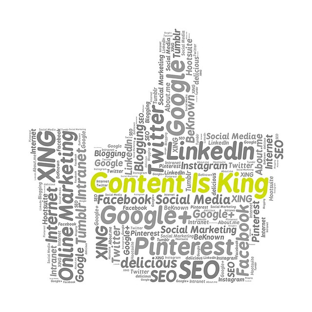 content is king, online marketing, google