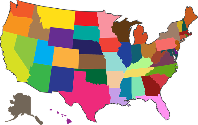 A map of the US showing the migration from urban to suburban areas