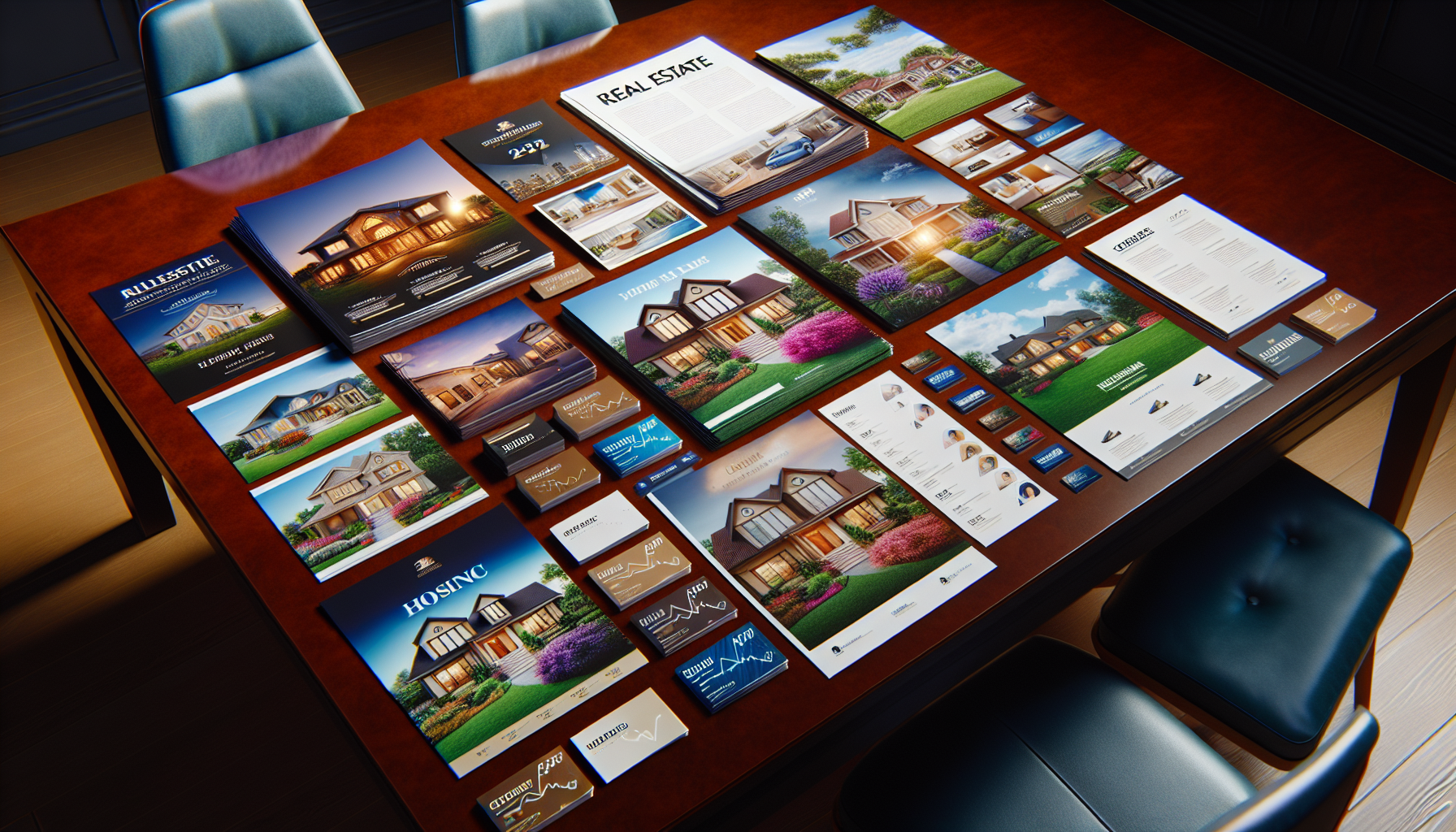 Eye-catching marketing materials for real estate listings