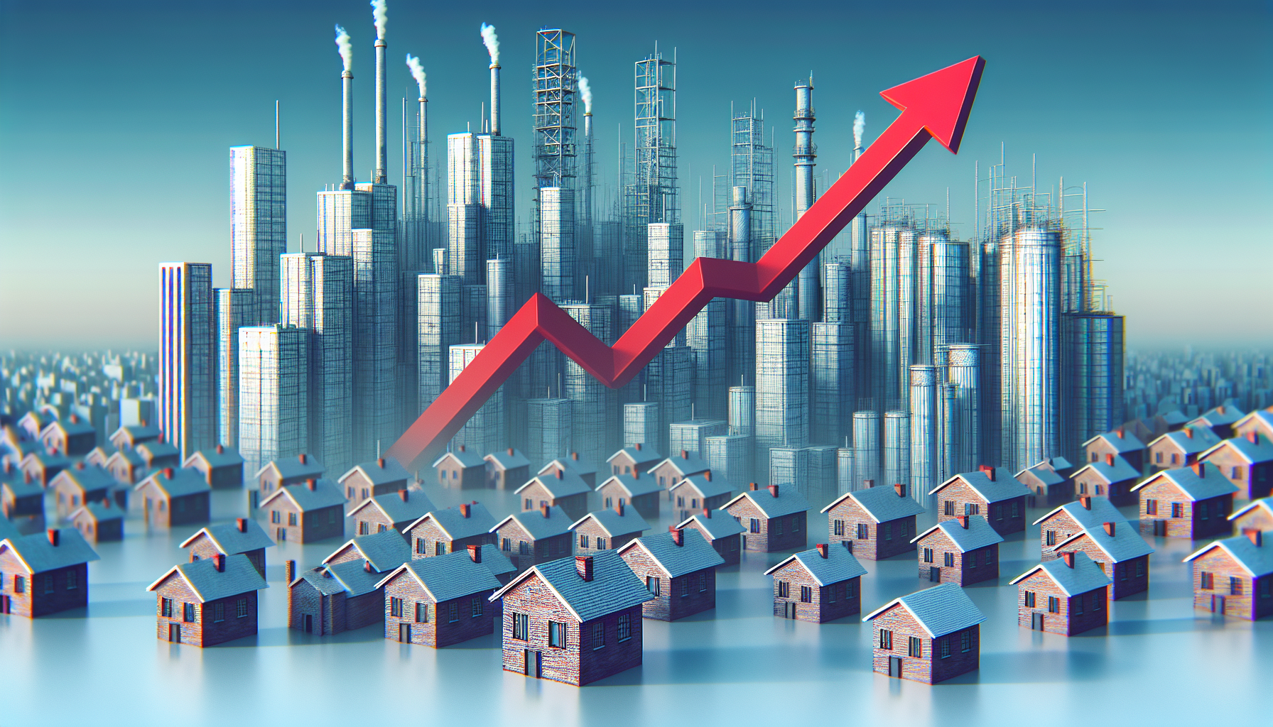 Illustration of market trends in an inflationary environment