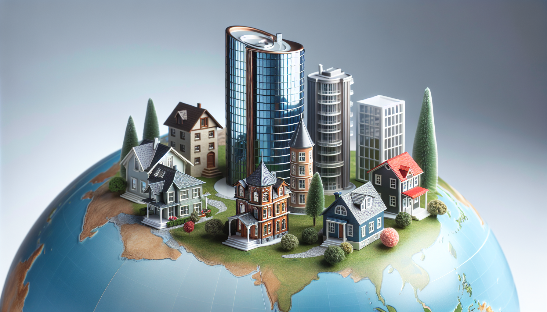 Illustration of diversified real estate portfolio